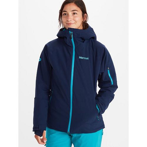 Marmot Ski Jacket Navy NZ - Refuge Jackets Womens NZ6904152